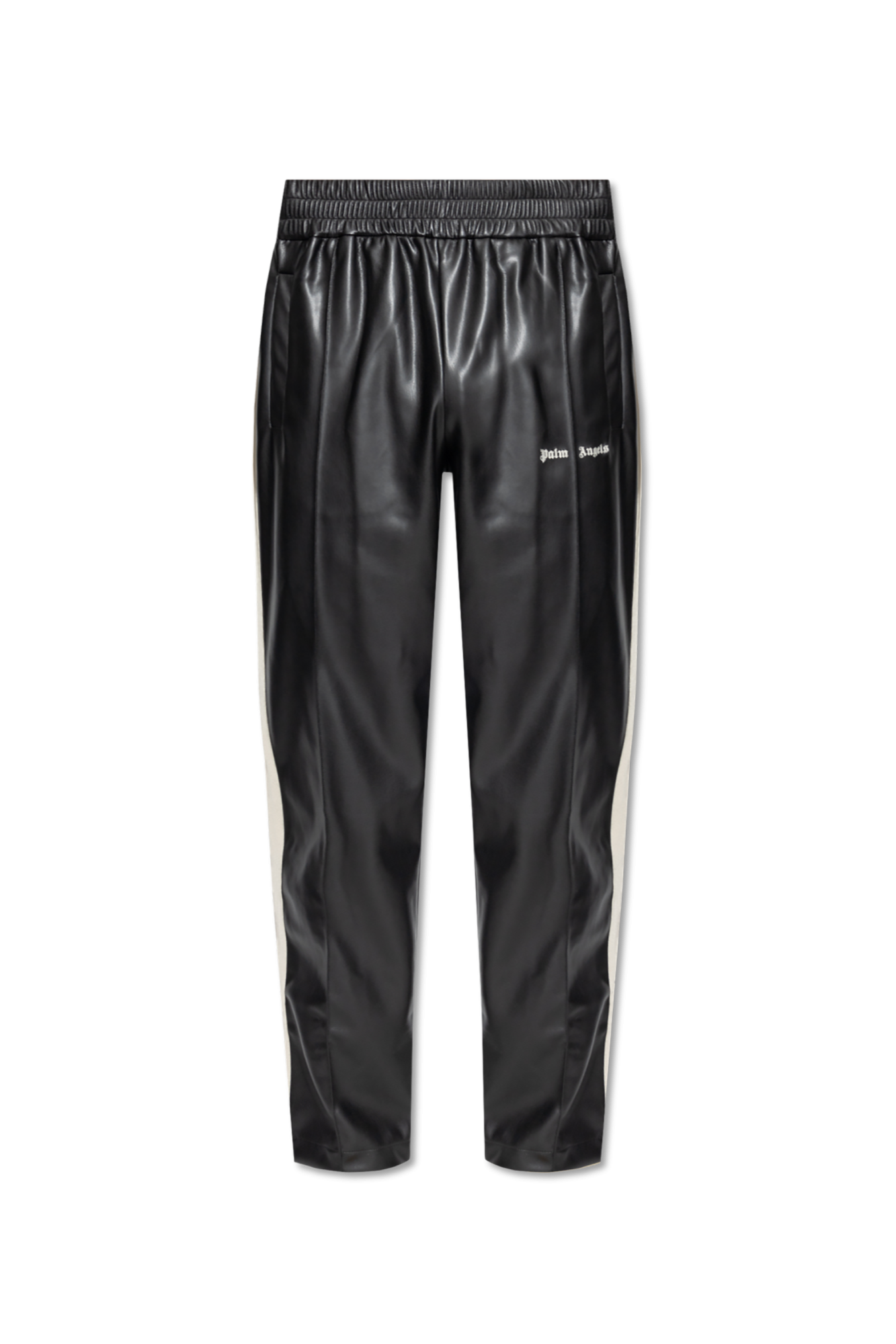 Black Trousers with embroidered logo Palm Angels Vitkac GB